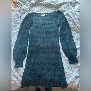 Kimchi Blue Dark Teal Knit Dress